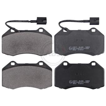 Jeu de 4 plaquettes de frein avant A.B.S. [37877]