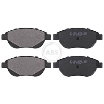 Jeu de 4 plaquettes de frein avant A.B.S. 37885 pour FORD TRANSIT 2.0 HDi - 110cv