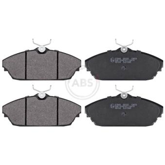 Jeu de 4 plaquettes de frein avant A.B.S. 37889 pour LAND ROVER FREELANDER 2.0 TD4 4x4 - 112cv