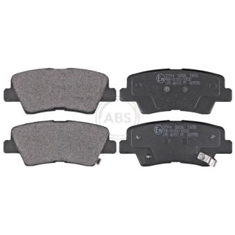 Jeu de 4 plaquettes de frein arrière A.B.S. [37914]