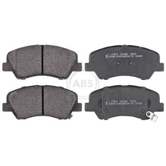 Jeu de 4 plaquettes de frein avant A.B.S. [37916]