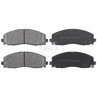 Jeu de 4 plaquettes de frein avant A.B.S. [37936]