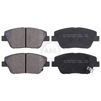 Jeu de 4 plaquettes de frein avant A.B.S. OEM 581013VA90