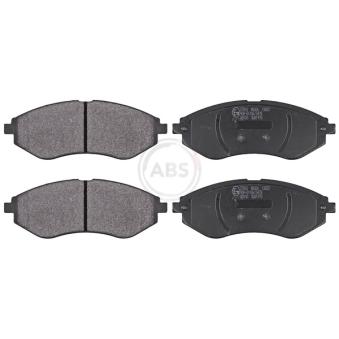 Jeu de 4 plaquettes de frein avant A.B.S. [37983]
