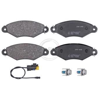 Jeu de 4 plaquettes de frein avant A.B.S. OEM 7701209117