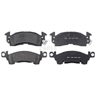 Jeu de 4 plaquettes de frein avant A.B.S. 38052 pour CHEVROLET CAPRICE 5.7 D - 105cv