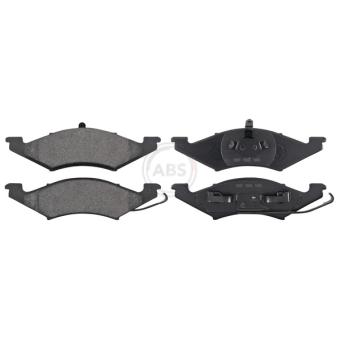 Jeu de 4 plaquettes de frein avant A.B.S. 38257 pour CHRYSLER VOYAGER 3.3 - 152cv