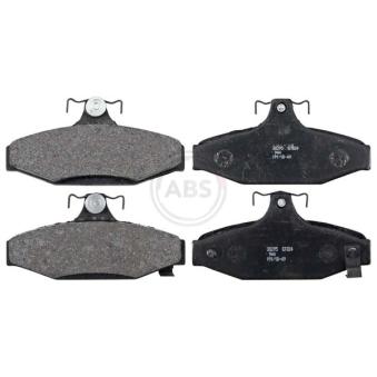 Jeu de 4 plaquettes de frein arrière A.B.S. OEM 4841305000