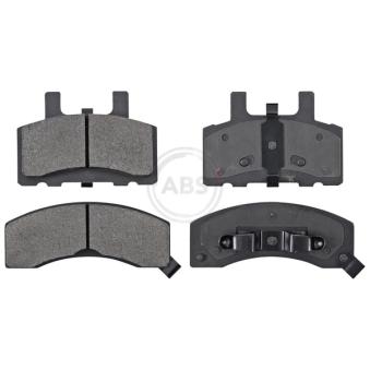 Jeu de 4 plaquettes de frein avant A.B.S. OEM 4746364