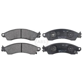 Jeu de 4 plaquettes de frein avant A.B.S. OEM 10104485