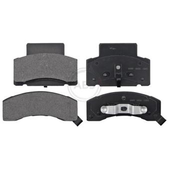Jeu de 4 plaquettes de frein avant A.B.S. 38459 pour GMC SIERRA 5,3 - 290cv