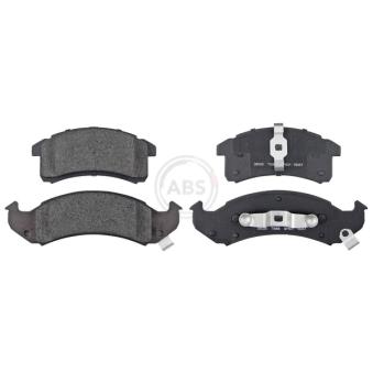 Jeu de 4 plaquettes de frein avant A.B.S. [38505]
