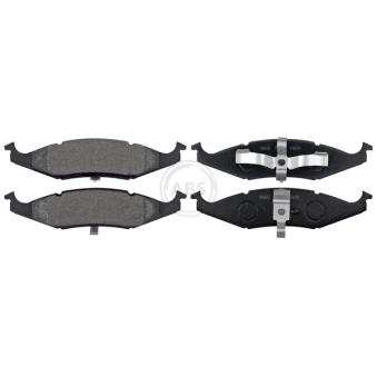 Jeu de 4 plaquettes de frein avant A.B.S. [38633]