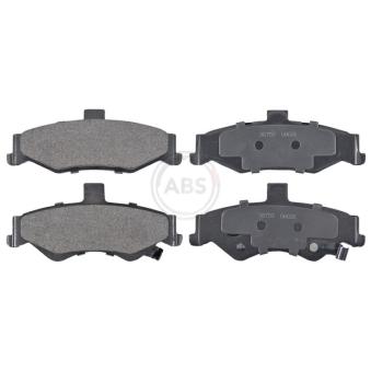 Jeu de 4 plaquettes de frein arrière A.B.S. OEM 12454972 Jeu de 4 plaquettes de frein arrière A.B.S. OEM 12454972