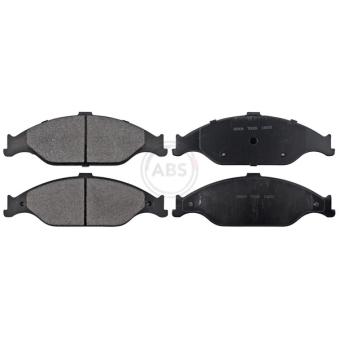 Jeu de 4 plaquettes de frein avant A.B.S. 38804 pour HONDA ACCORD 2.4 - 201cv