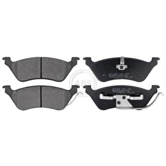 Jeu de 4 plaquettes de frein arrière A.B.S. [38858]