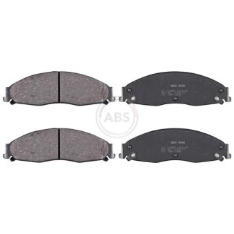 Jeu de 4 plaquettes de frein avant A.B.S. 38921 pour FORD MAVERICK 2.8 - 215cv