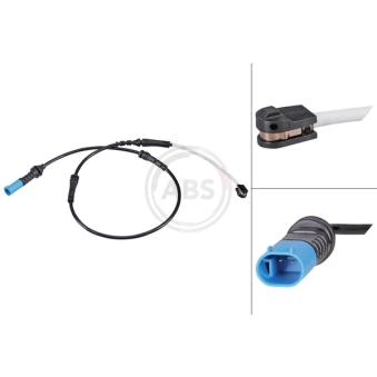 Contact d'avertissement, usure des plaquettes de frein A.B.S. [39403]