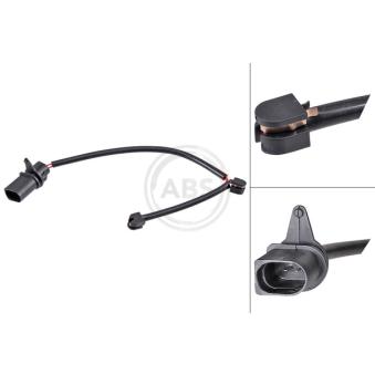 Contact d'avertissement, usure des plaquettes de frein A.B.S. 39412 pour PORSCHE MACAN GTS - 380cv