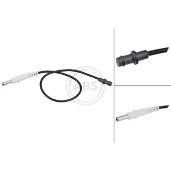 Contact d'avertissement, usure des plaquettes de frein A.B.S. 39439 pour DACIA SANDERO 1.9 TD - 90cv