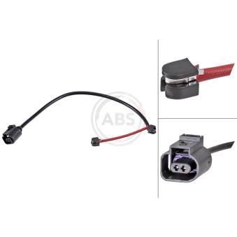 Contact d'avertissement, usure des plaquettes de frein A.B.S. [39448]