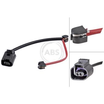Contact d'avertissement, usure des plaquettes de frein A.B.S. [39449]