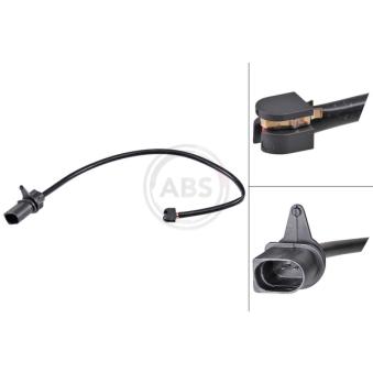 Contact d'avertissement, usure des plaquettes de frein A.B.S. 39452 pour PORSCHE MACAN 3.0 GTS - 360cv