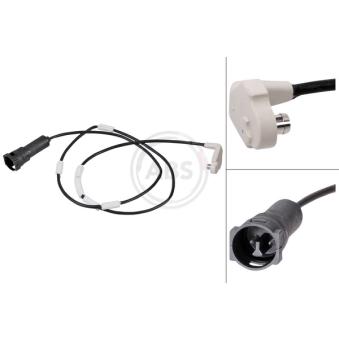 Contact d'avertissement, usure des plaquettes de frein A.B.S. 39519 pour OPEL OMEGA 3.0 - 177cv