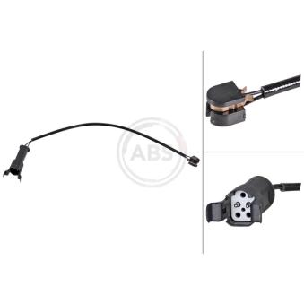 Contact d'avertissement, usure des plaquettes de frein A.B.S. [39571]
