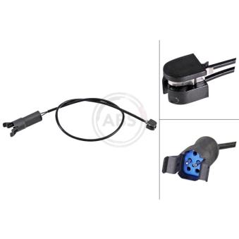 Contact d'avertissement, usure des plaquettes de frein A.B.S. 39572 pour AUDI A6 6.0 - 302cv