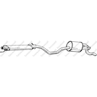Silencieux arrière BOSAL 287-267