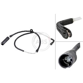 Contact d'avertissement, usure des plaquettes de frein A.B.S. [39592]