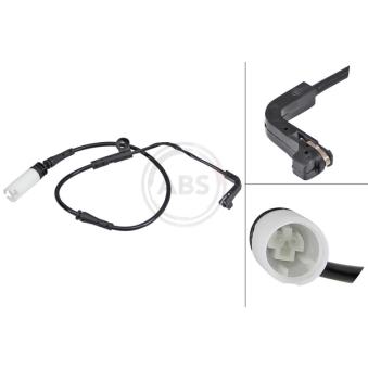 Contact d'avertissement, usure des plaquettes de frein A.B.S. [39602]