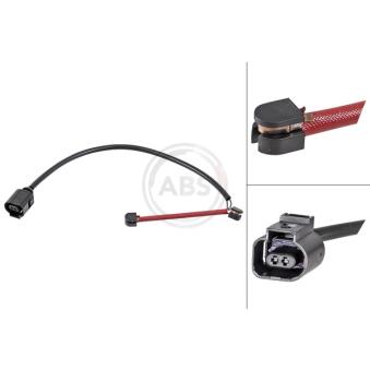 Contact d'avertissement, usure des plaquettes de frein A.B.S. [39614]