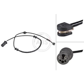 Contact d'avertissement, usure des plaquettes de frein A.B.S. 39618 pour SUBARU JUSTY 1.7 CDTI - 110cv