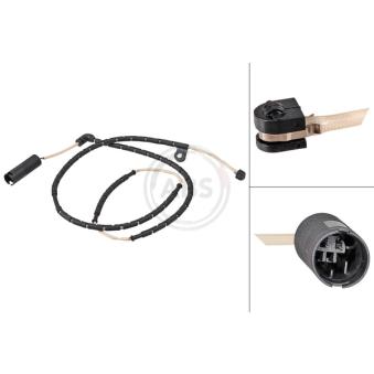 Contact d'avertissement, usure des plaquettes de frein A.B.S. [39621]