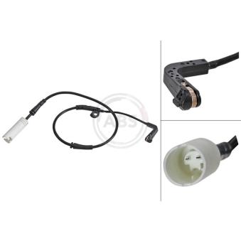 Contact d'avertissement, usure des plaquettes de frein A.B.S. 39636 pour BMW Série 6 M6 - 507cv