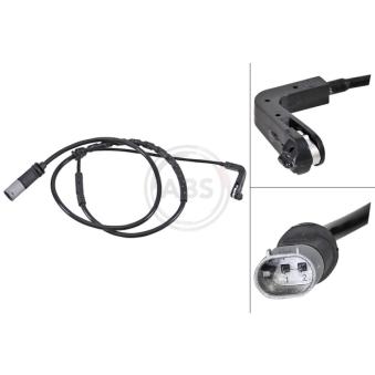 Contact d'avertissement, usure des plaquettes de frein A.B.S. [39639]