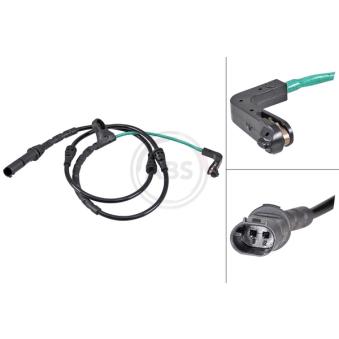 Contact d'avertissement, usure des plaquettes de frein A.B.S. 39641 pour MINI MINI 3.0d - 235cv