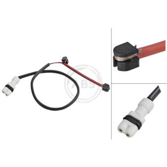 Contact d'avertissement, usure des plaquettes de frein A.B.S. [39662]