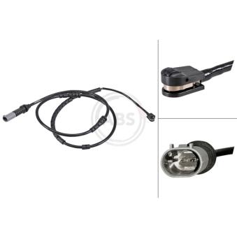 Contact d'avertissement, usure des plaquettes de frein A.B.S. [39677]