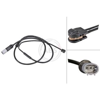 Contact d'avertissement, usure des plaquettes de frein A.B.S. [39688]