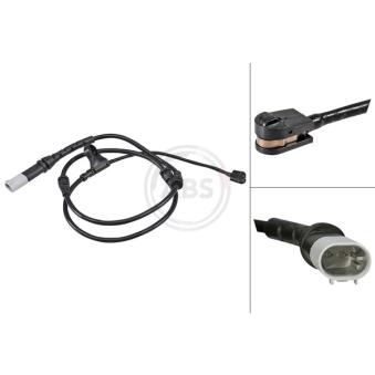 Contact d'avertissement, usure des plaquettes de frein A.B.S. [39695]