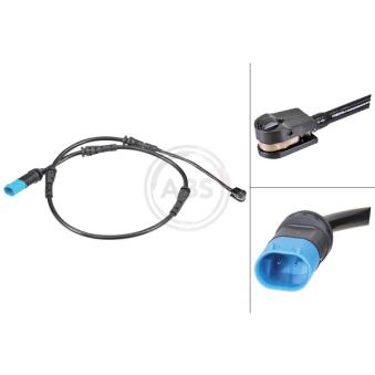 Contact d'avertissement, usure des plaquettes de frein A.B.S. [39814]