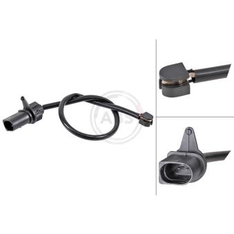 Contact d'avertissement, usure des plaquettes de frein A.B.S. 39922 pour PORSCHE MACAN 3.0 GTS - 360cv