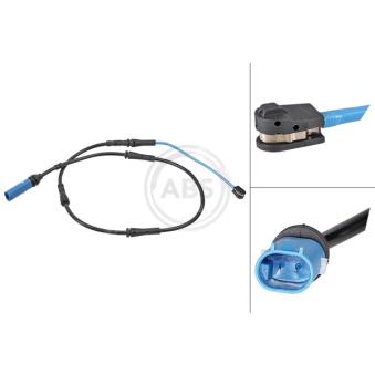 Contact d'avertissement, usure des plaquettes de frein A.B.S. [39925]