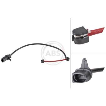 Contact d'avertissement, usure des plaquettes de frein A.B.S. 39949 pour PORSCHE MACAN 3.0 GTS - 360cv