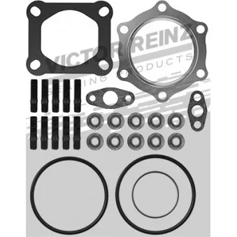 Kit de montage, turbo VICTOR REINZ 04-10051-01 pour MAN TGA 26,390, 26,400 - 390cv