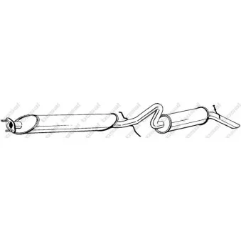 Silencieux arrière BOSAL 288-275