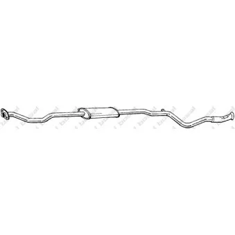 BOSAL 289-003 - Silencieux central
